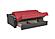 Sleep Plus Red Sofa Bed by Casamode