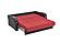 Sleep Plus Red Sofa Bed by Casamode
