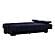 Soho Black Fabric Sofa Bed by Casamode