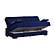 Soho Blue Fabric Sofa Bed by Casamode