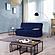 Soho Blue Fabric Sofa Bed by Casamode