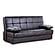 Soho Brown PU Leatherette Sofa Bed by Casamode