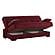 Soho Burgundy Fabric Sofa Bed by Casamode