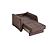 Speedy Dark Brown Convertible Armchair by Casamode