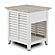 Islamorada End Table - Dapple Grey/Blanc by Lineage Collections