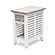 Islamorada Chairside Table - Dapple Grey/Blanc by Lineage Collections