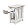 Islamorada Chairside Table - Dapple Grey/Blanc by Lineage Collections