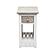 Islamorada Chairside Table - Dapple Grey/Blanc by Lineage Collections
