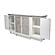 Islamorada 4-Door Credenza - Grey by Lineage Collections