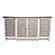 Islamorada 4-Door Credenza - Grey by Lineage Collections