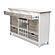 Islamorada Sideboard with Wine Rack - Dapple Grey/Blanc by Lineage Collections