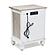 Islamorada 1-Drawer / 2-Door Nightstand - Dapple Grey by Lineage Collections