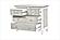 Islamorada 4 Drawer Chest / Single Chest - Dapple Grey by Sea Winds