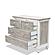 Islamorada 4 Drawer Chest / Single Chest - Dapple Grey by Lineage Collections