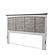 Islamorada King Headboard - Dapple Grey by Lineage Collections