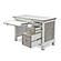 Islamorada Desk & Chair Set - Dapple Grey by Lineage Collections