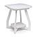 Surfside End Table - Weathered White by Lineage Collections