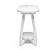 Surfside Chairside Table - Weathered White by Lineage Collections