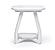 Surfside Chairside Table - Weathered White by Lineage Collections