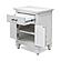 Surfside 1-Drawer / 2-Door Nightstand - Distressed White by Lineage Collections