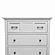 Surfside 5 Drawer Chest - Distressed White by Lineage Collections