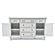Surfside 6-Drawer / 2-Door Dresser - Distressed White by Lineage Collections