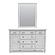 Surfside Mirror - Distressed White by Lineage Collections