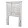 Surfside Twin Headboard - Weathered White by Lineage Collections