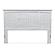 Surfside Queen Headboard - Distressed White by Lineage Collections