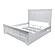 Surfside Queen Bed - Distressed White by Lineage Collections