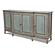 Sanibel 4-Door Credenza - Green & Grey by Lineage Collections