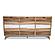 Laguna 3-Door Credenza - Brown & White by Lineage Collections