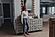 Credenza Wooden Weave 4 Door Credenza - Gray Wash by Lineage Collections