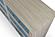 Ocean Isles 6 Drawer Woven Dresser - Ocean Blue and Aged Ivory by Lineage Collections