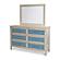 Ocean Isles Mirror - Aged Ivory by Lineage Collections