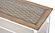 Island Breeze 3-Basket Entertainment Centre - Weathered Wood/White by Lineage Collections