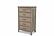 Cape May 5 Drawer Chest - Glazed Driftwood by Lineage Collections