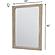 Cape May Mirror - Glazed Driftwood by Lineage Collections