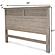 Cape May Twin Headboard - Glazed Driftwood by Lineage Collections