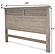 Cape May King Headboard - Glazed Driftwood by Lineage Collections