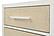 Miramar 3 Drawer Woven Nightstand w/Power and USB A + C - Sand and Stark White by Lineage Collections
