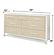 Miramar 7 Drawer Woven Dresser - Sand and Stark White by Lineage Collections
