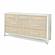 Miramar 7 Drawer Woven Dresser - Sand and Stark White by Lineage Collections