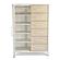 Miramar Woven Mirrored Door & 6 Drawer Chest - Sand and Stark White by Lineage Collections