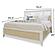 Miramar Non-Storage King Woven Bed - Sand and Stark White by Lineage Collections