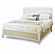 Miramar Non-Storage Queen Woven Bed - Sand and Stark White by Lineage Collections