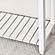 Picket Fence Console Table - Distressed Bleu/White by Lineage Collections