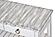 Picket Fence Console Table - Distressed Grey by Lineage Collections