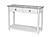 Picket Fence Console Table - Distressed Grey by Lineage Collections