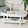 Monaco Oval Coffee Table - Blanc by Lineage Collections